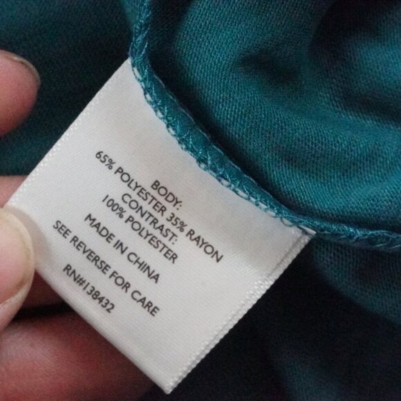 Mod Cloth Moxie Mastery Desert Cactus Sheer Sleeve Raglan Tee Womens Small - Picture 5 of 9